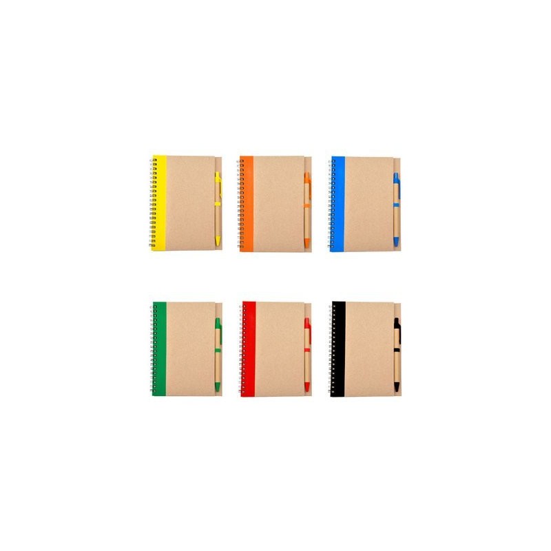 LIBRETA BIO DEGRADABLE CON PLUMA